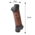 Heavy nylon dog chew toy in bone and branch shapes for large breed aggressive chewers.