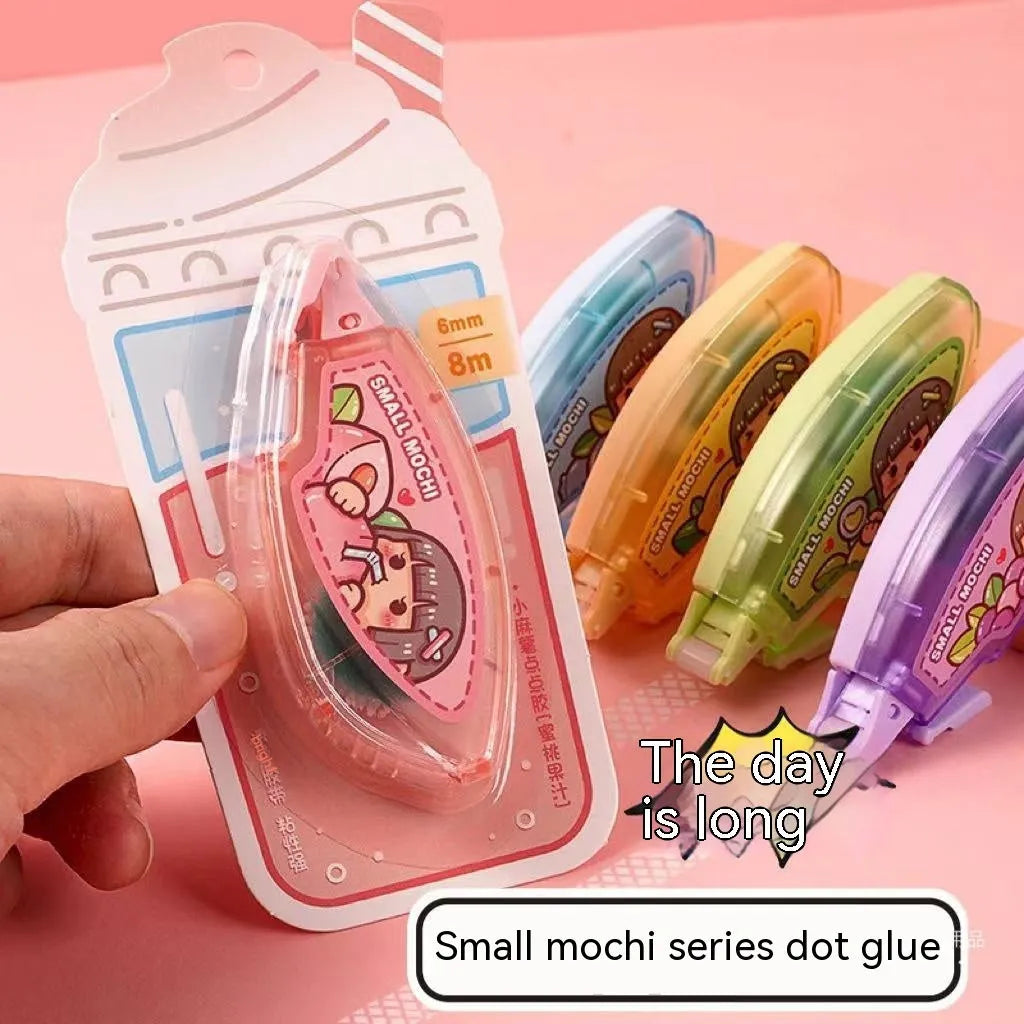 Dotting glue tube in juice colour with high viscosity traceless adhesive for craft projects