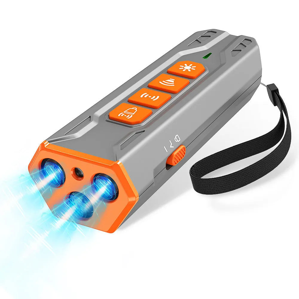 Three Head Ultrasonic Dog Trainer in black and orange colour from Creative Home Lighting