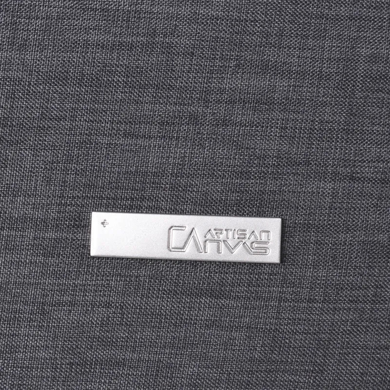 15-inch computer liner bag in dark grey, high-grade new polyester fabric, water repellent, slim 3cm profile for laptop protection