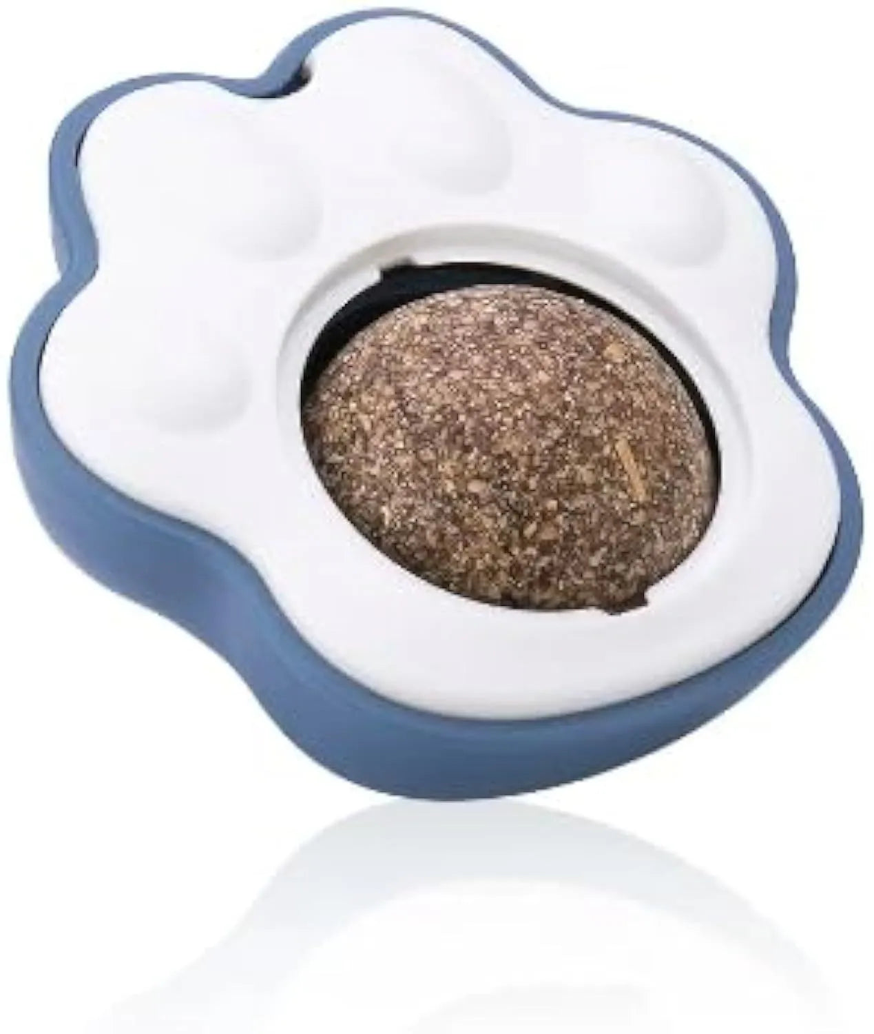 Blue, green, and pink natural vine catnip balls for feline dental cleaning and play