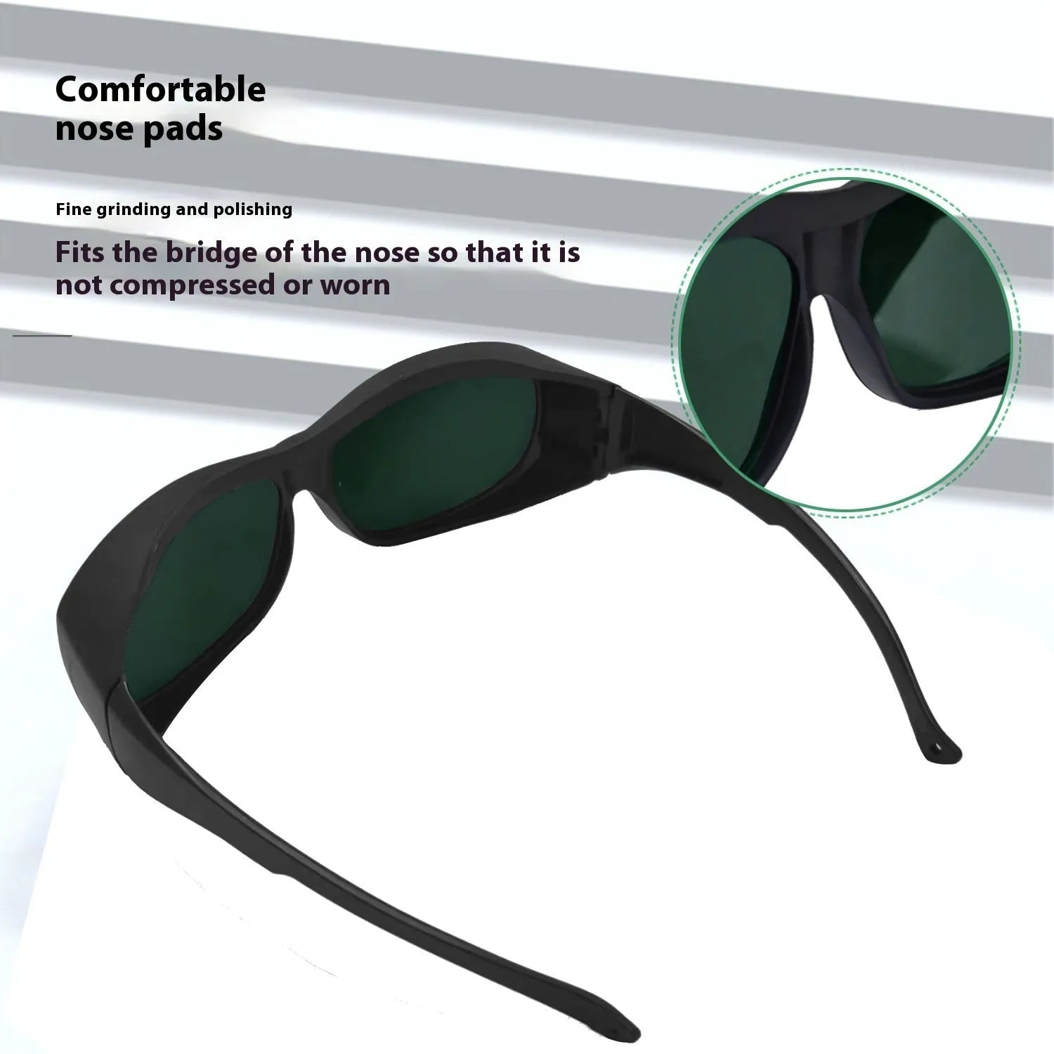 Photon skin rejuvenation and welding anti-glare laser protection goggles.