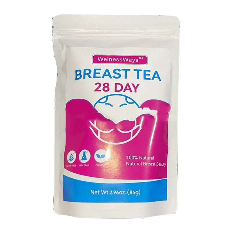 Assortment of herbal tea bags for a 28-day women's beauty and body wellness programme.