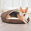 Brown removable washable cloth dog kennel for medium-sized dogs