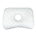 Beauty salon single hole ear pillow with detachable cover in Boer Gray colour.