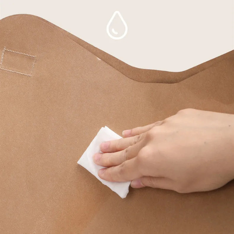 Brown washable kraft paper cat nest with integrated scratching board measuring 40x30x53cm