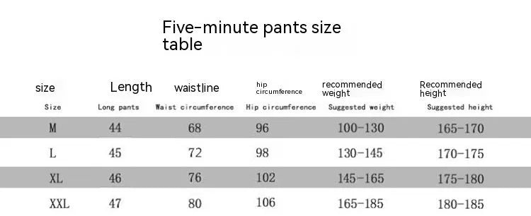 Men's elastic waist training running shorts in black with knee-length cut