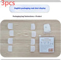 V27 neck pattern sling firming tape set with skin-coloured adhesive and 20 replacement patches
