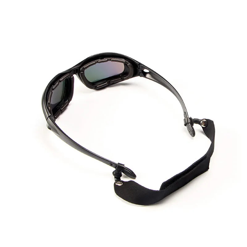 Tactical sunglasses with polarised lenses for outdoor cycling and sports activities