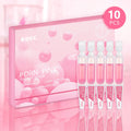 KOEC Powder Polypeptide 10-pack of disposable latex sheet face masks for hydration.