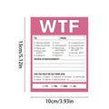 Musical notes decorative paper card HB-03 in three colour options, measuring 13 by 10 centimetres.
