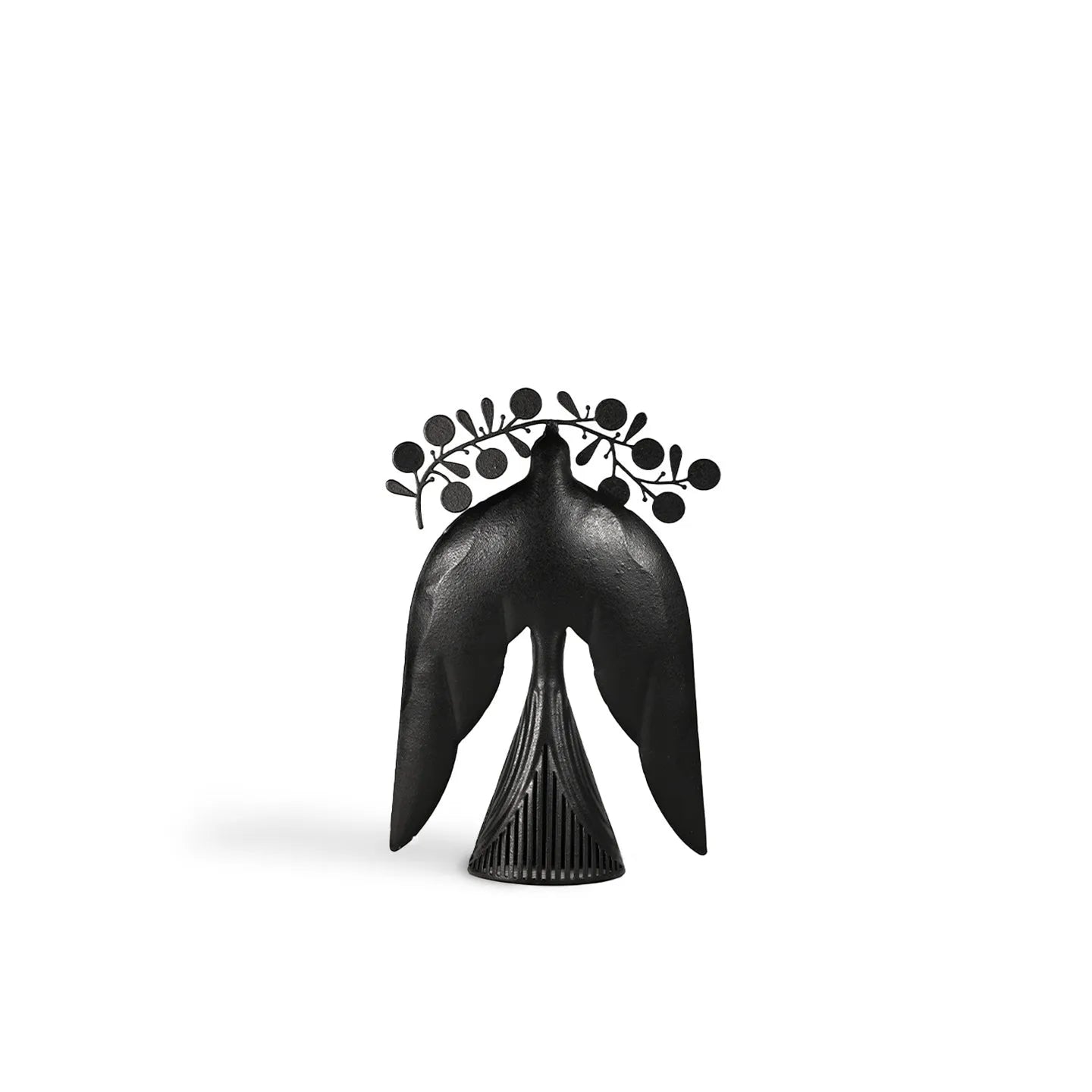 Handmade iron flying bird ornament with ancient Chinese style design for cabinet display