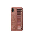 Silicone iPhone case with eye shadow colour finish in flesh tone on iPhone 11 Pro Max