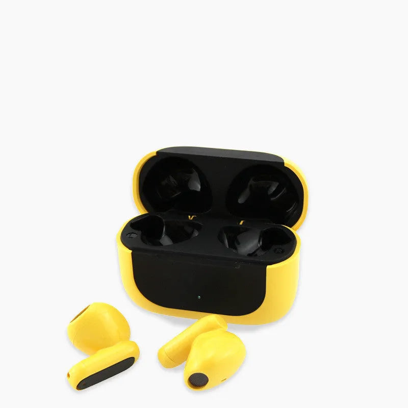 Jerry Cartoon wireless Bluetooth headphones for children in black, white, or yellow colours with earplug design