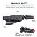 Black golf laser aiming instrument attached to putter for alignment practice