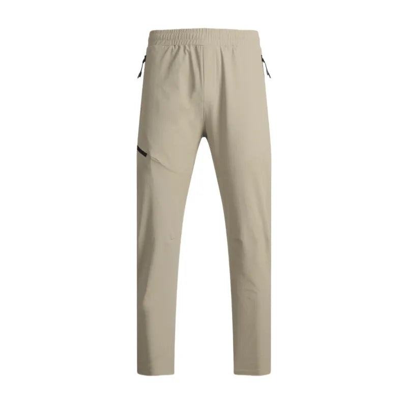 Men's waterproof quick-drying exercise trousers in nylon fabric, mid waist design