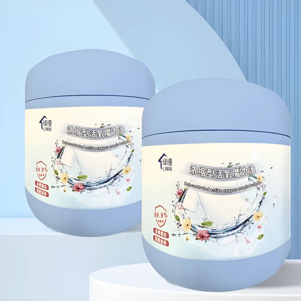 400g enhanced active oxygen bleaching powder bottle for household laundry stain removal