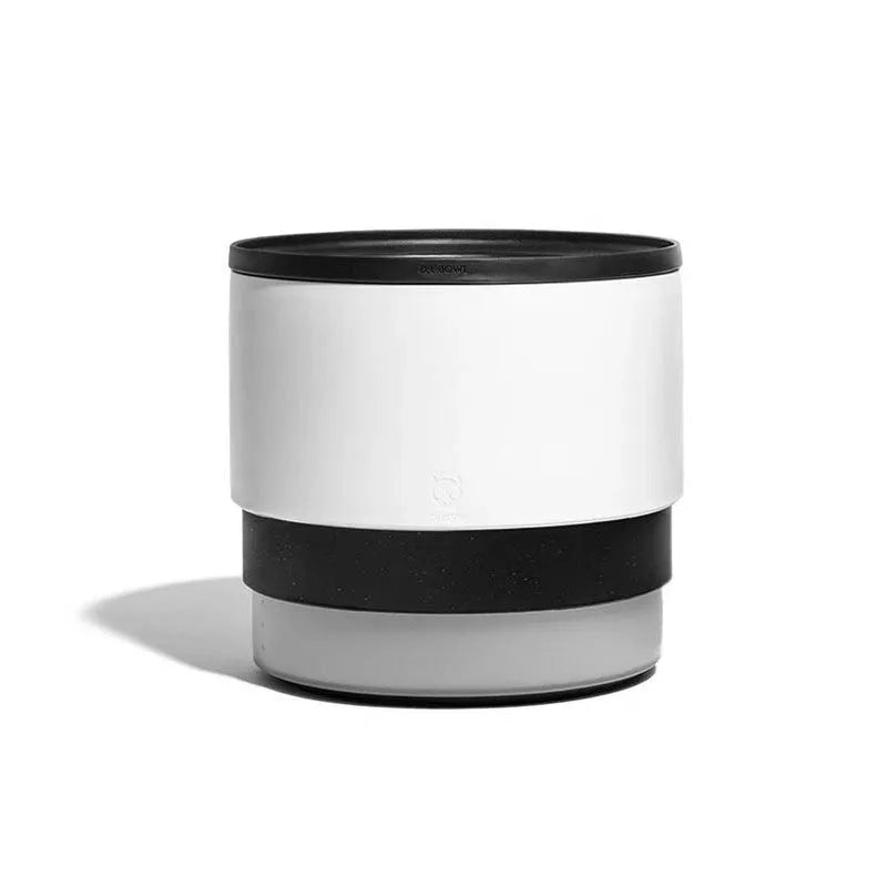 British Sir melamine pet bowl with non-slip rubber base in black 19cm diameter