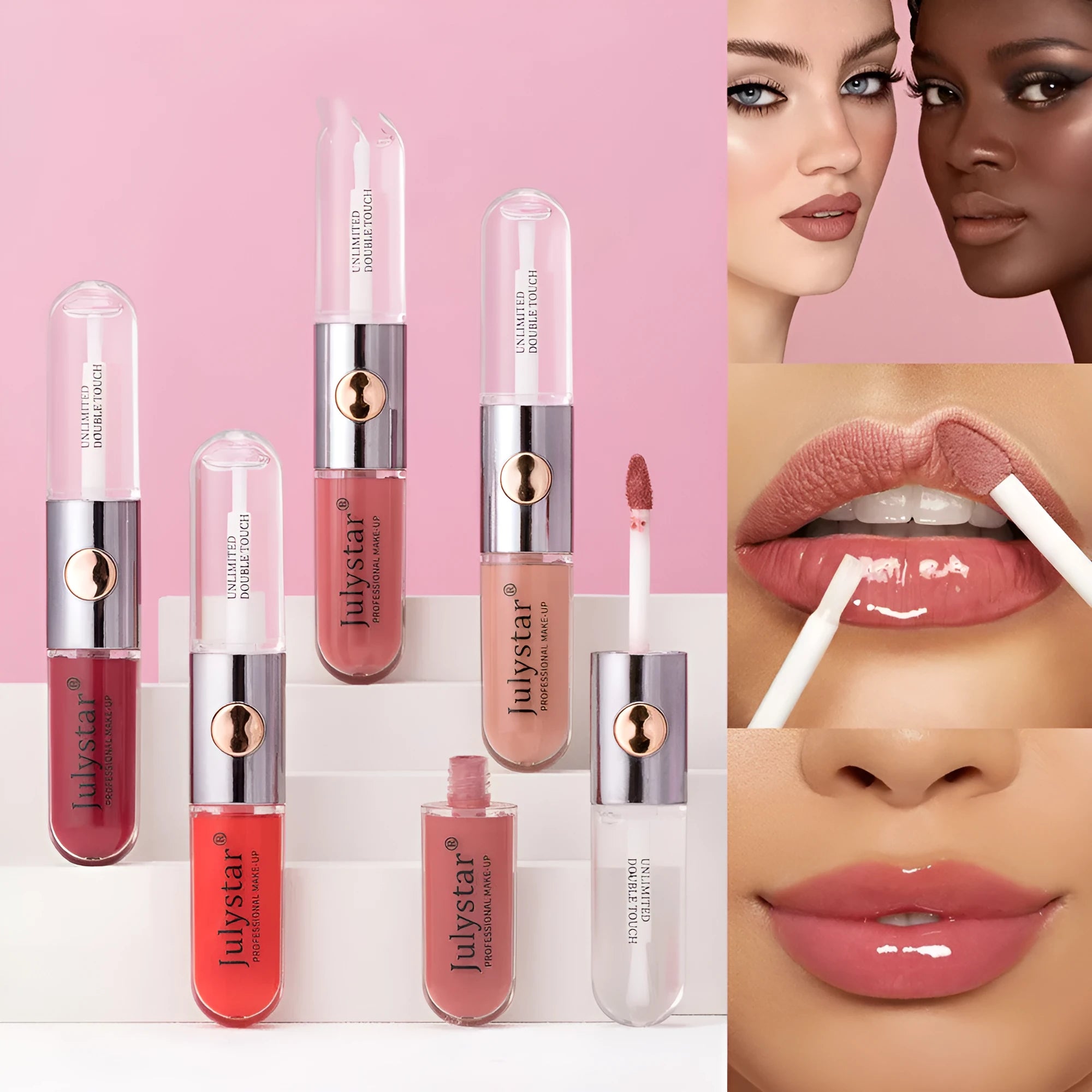 Longlasting moisturising lip gloss in various shade options with 6ml content