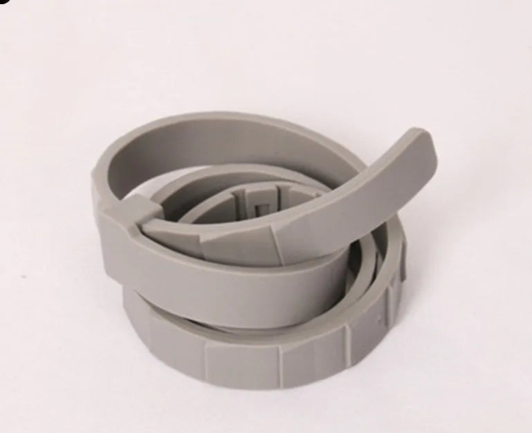 Plastic flea collar for cats and dogs in rainbow packaging with adjustable ring design