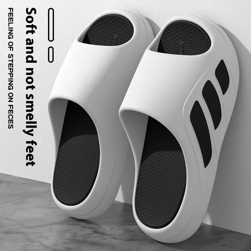 Men's platform slippers in EVA material with injection moulded soles available in multiple colour options
