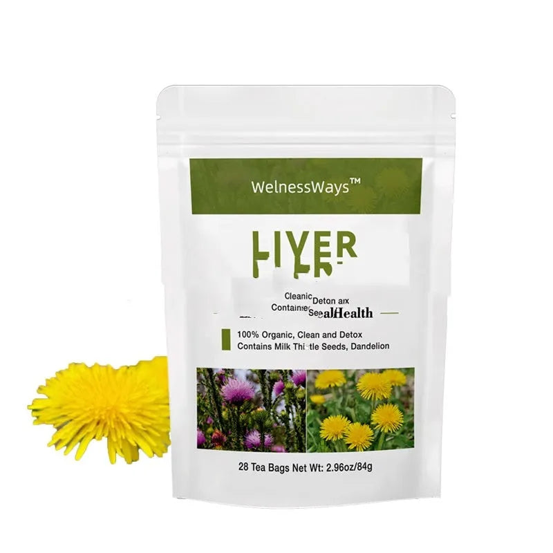Assortment of herbal tea bags for a 28-day women's beauty and body wellness programme.
