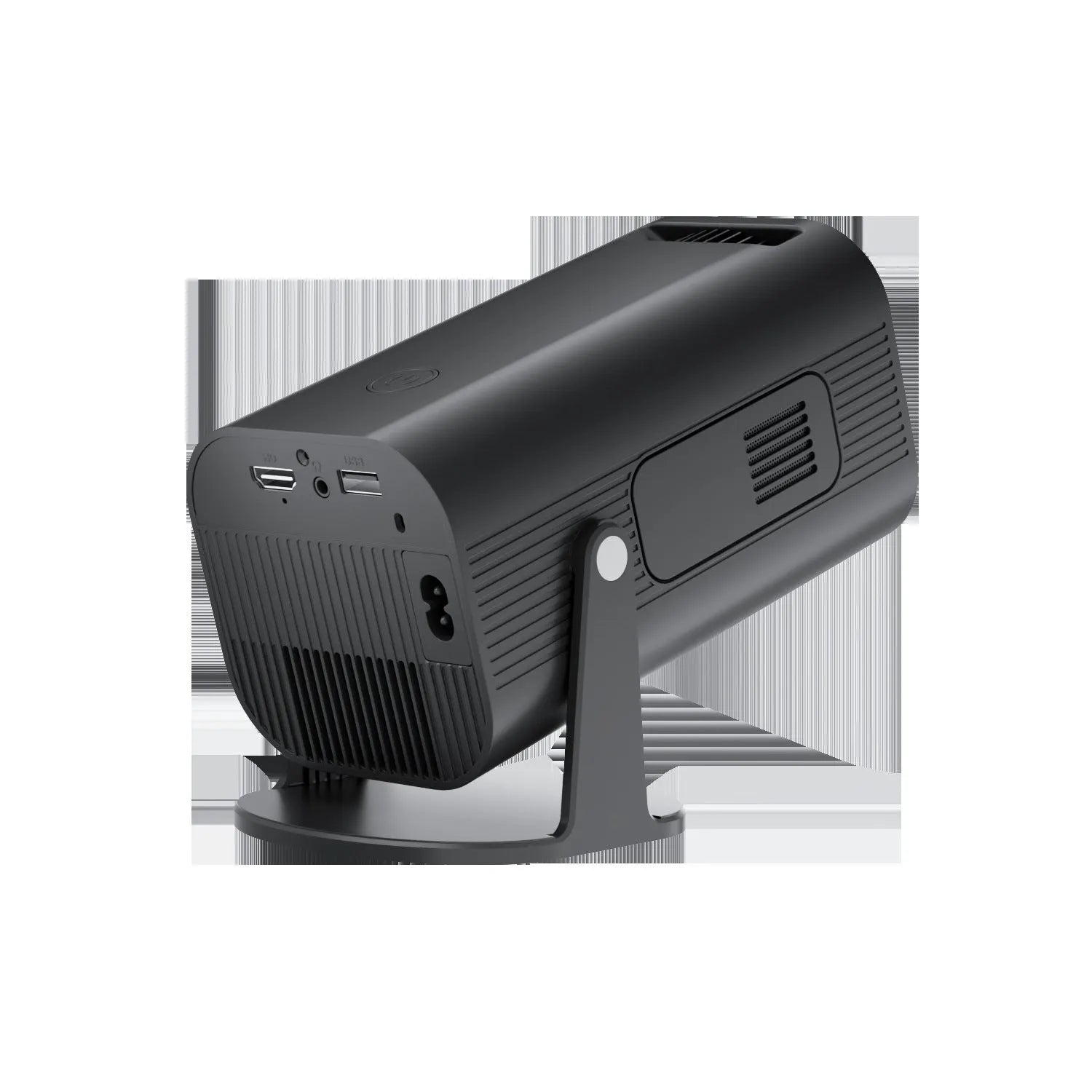 P330 portable mini projector in black or white with remote control and accessories