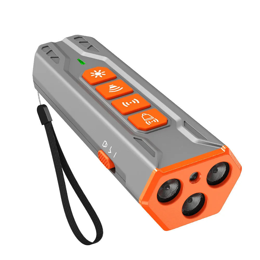 Three Head Ultrasonic Dog Trainer in black and orange colour from Creative Home Lighting