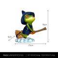 Magic yoga frog home ornament with European style design in RDW123 colour