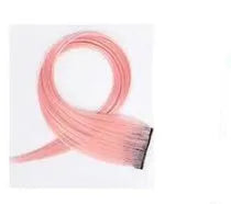 60cm gradient curly hair wig patch in mixed silk material showing colour options