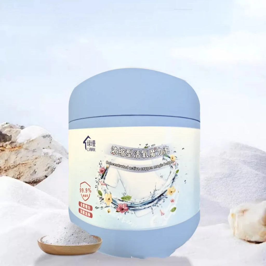 400g enhanced active oxygen bleaching powder bottle for household laundry stain removal