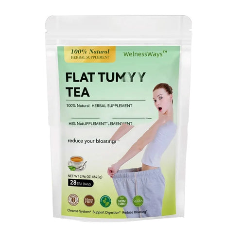 Assortment of herbal tea bags for a 28-day women's beauty and body wellness programme.