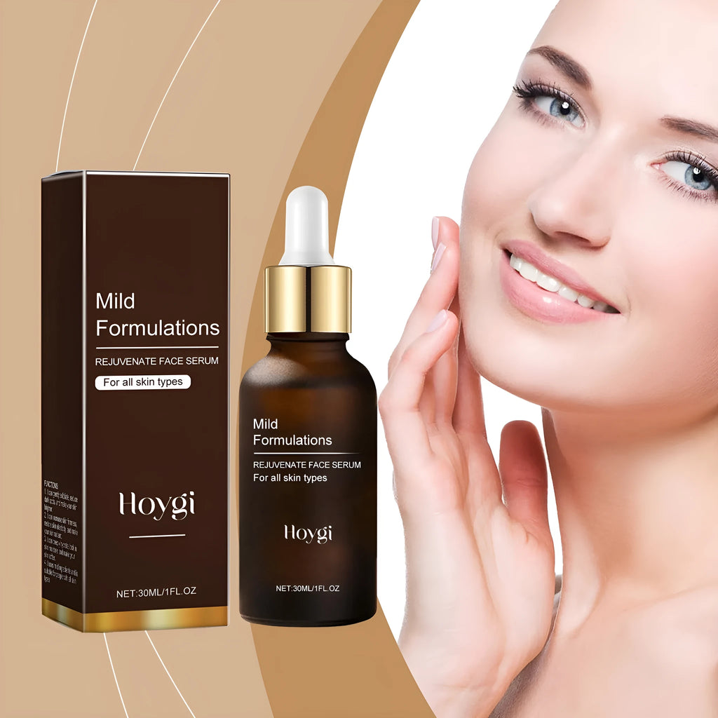 30ml facial skincare essence bottle with arbutin collagen hyaluronic acid formula 2.8cm dimensions