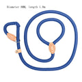 Dog training leash with blast collar mechanism in black, blue, coffee, red or white colour options