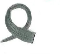 60cm gradient curly hair wig patch in mixed silk material showing colour options