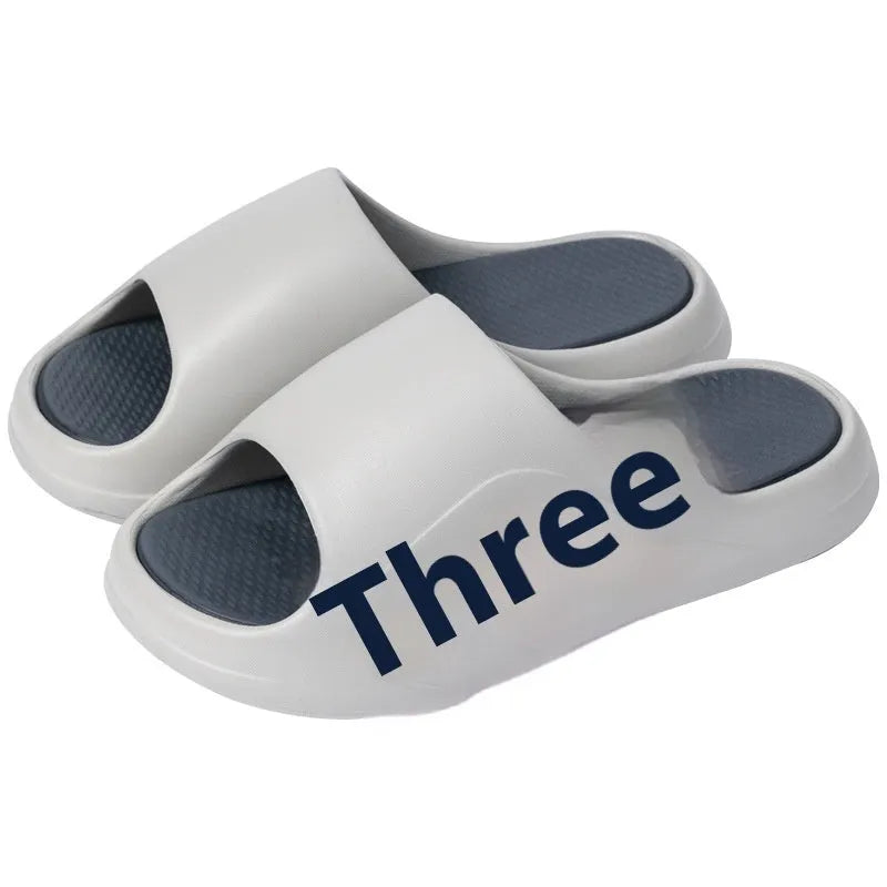 Men's platform slippers in EVA material with injection moulded soles available in multiple colour options