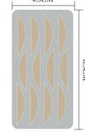 Box of no-glue eyelid stickers in three sizes L, M, and S made from non-woven fabric.