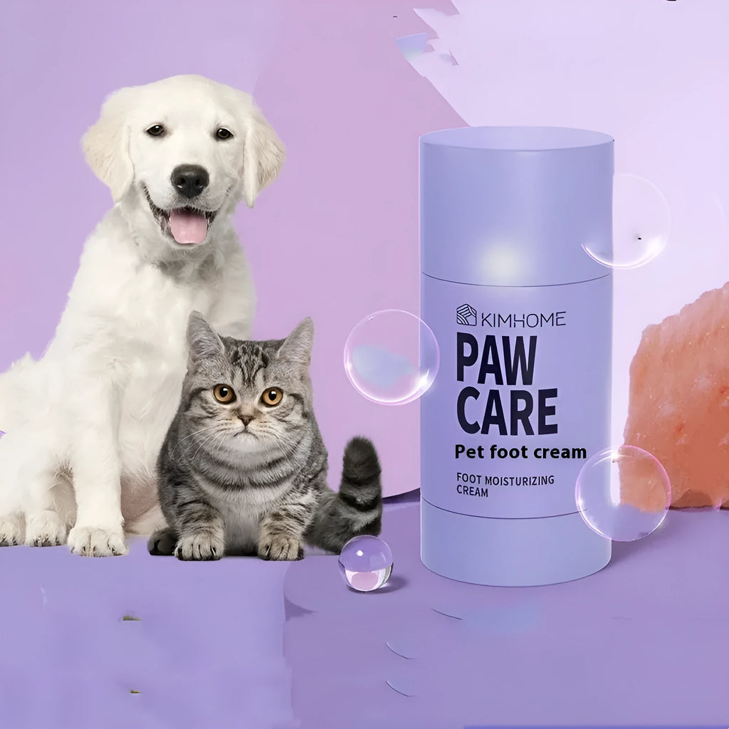 40g tin of pet foot moisturising cream with planting Brazil palm wax for cat and dog paw care
