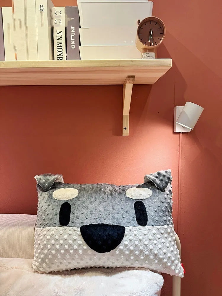 West Highland puppy design cushion with blended fabric and pp cotton filling