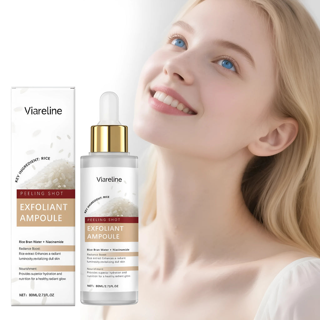 80ml facial skin moisturising and exfoliating liquid bottle