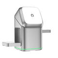 Mobile phone magnetic wireless charging stand showing 180-degree rotation capability