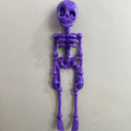 3D printed Halloween skull refrigerator magnet in modern art style, 18cm tall