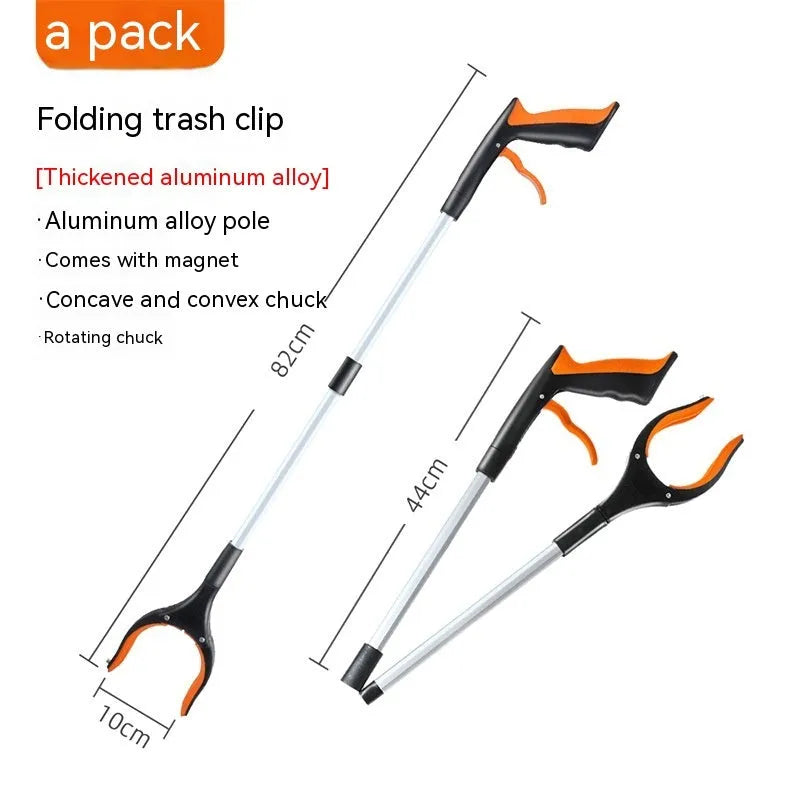 Trash Folder Artifact Sewer Pliers clip in plastic and aluminium alloy construction showing colour options