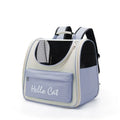 Portable PET bag in breathable Oxford PVC with large space for small pets, solid colour design