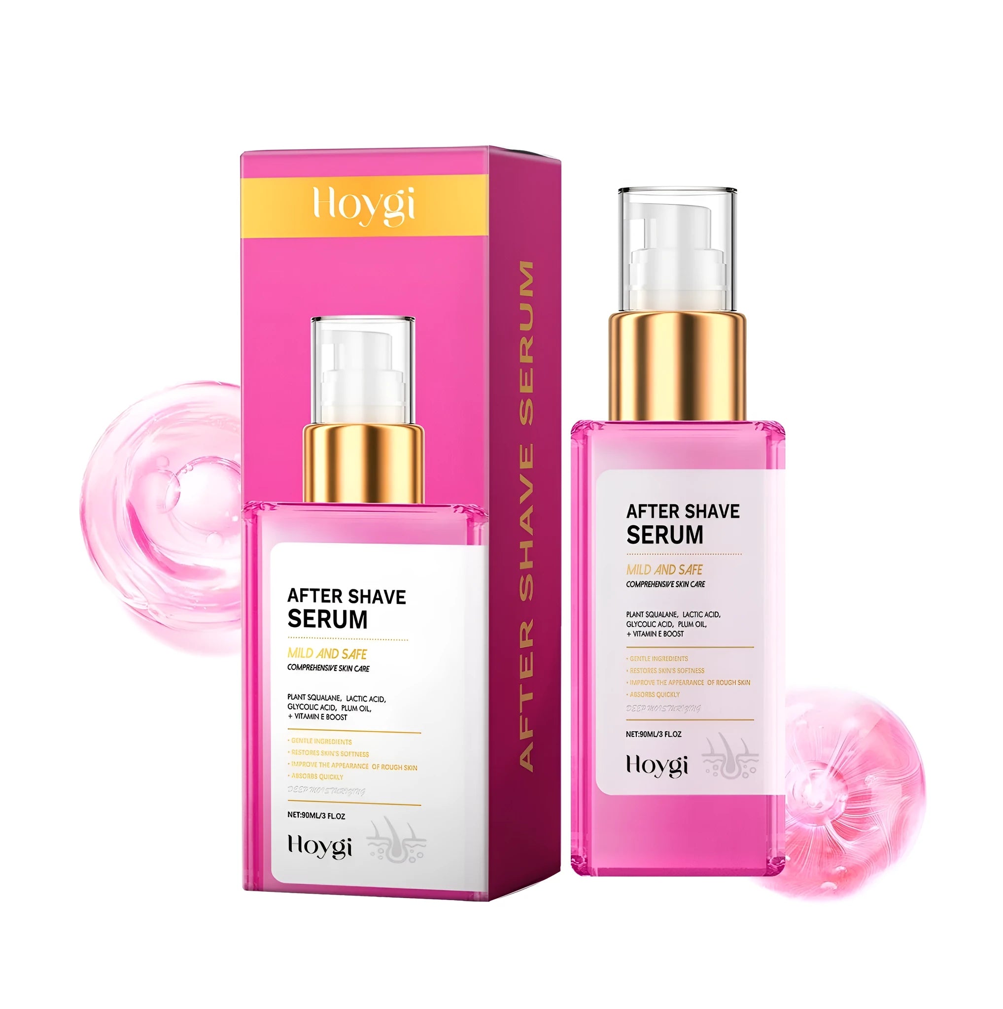 60ml bottle of post-shave repair liquid for hair removal aftercare