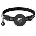 Reflective nylon Airtag collar with bell and safety buckle, adjustable 22-35 cm for cats and small dogs