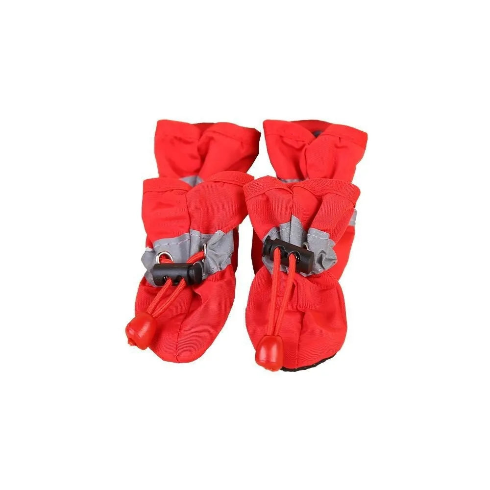 Cloth dog shoes with soft soles in multiple colour options showing decorative casual style