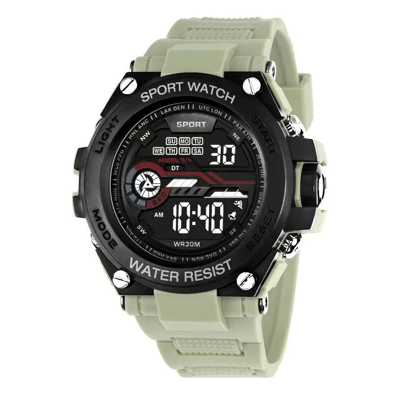 Fashion electronic digital watch for teenagers in one of ten colour options.