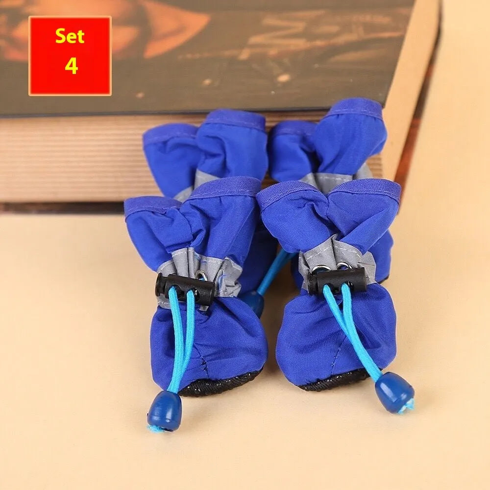 Cloth dog shoes with soft soles in multiple colour options showing decorative casual style