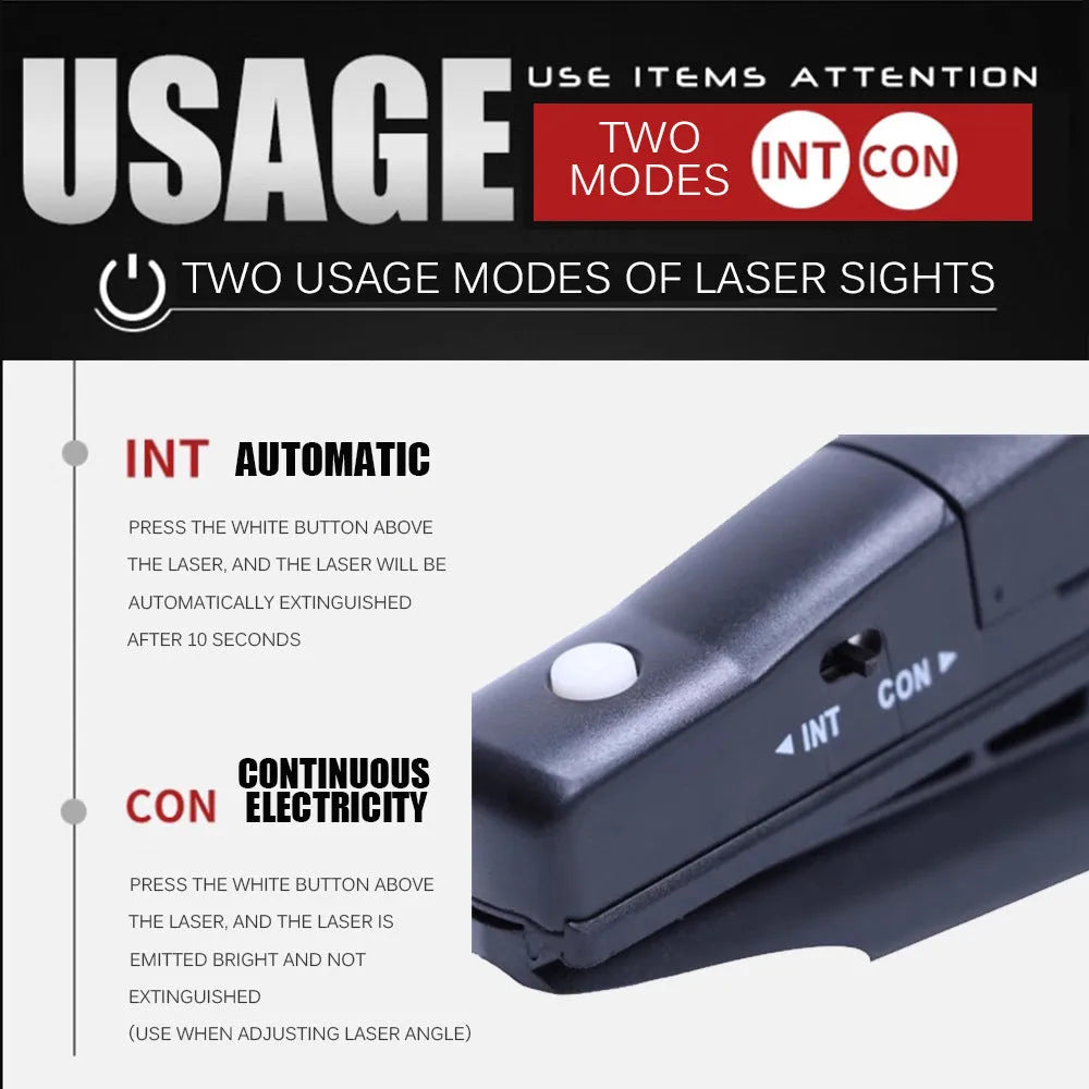 Black golf laser aiming instrument attached to putter for alignment practice
